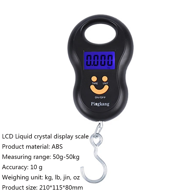 Urijk 40 кг/100 г ЖК-цифровые электронные весы для багажа, портативные дорожные чемоданы, сумки, подвесные весы, весы, портативные весы - Цвет: Золотой