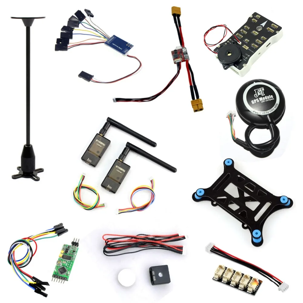 Контроллер полета 10 в 1 PX4 PIX 915 8 32 бит I2C амортизирующий OSD PPM M8N GPS МГц комплект для
