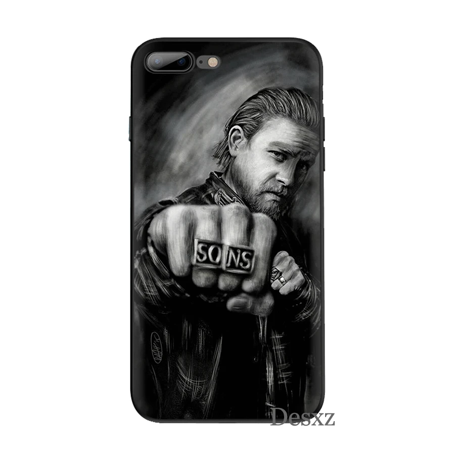 B10 Силиконовый ТПУ чехол для телефона Sons Of Anarchy для iPhone 11 Pro X XS Max XR iPhone 6 6s 7 8 Plus 5 5S SE защитный чехол - Цвет: B10