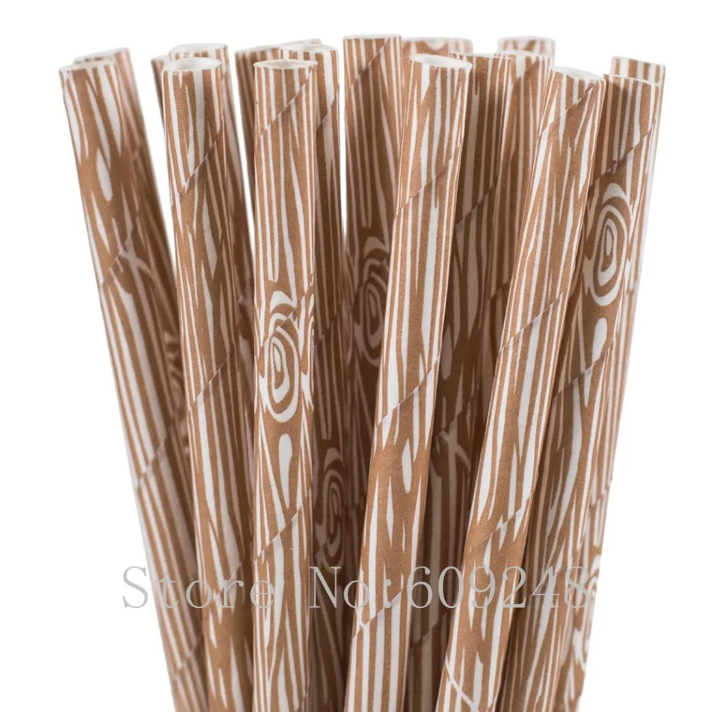 

Одноразовые деревянные соломинки KPS коричневые 100 шт