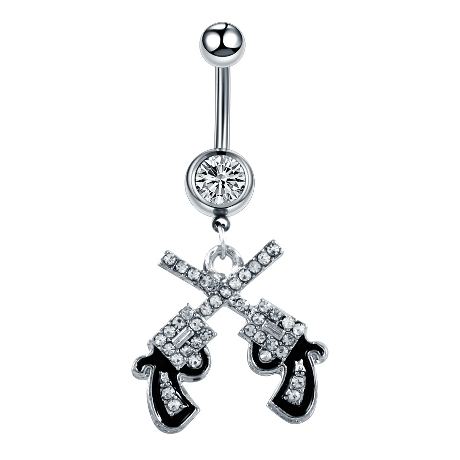 1PC Surgical Steel Piercings Ombligo 14G Navel Piercings Belly Piercings Belly Button Piercing Dangle Earrings Body Jewelry