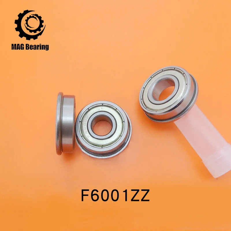 F6001ZZ 10 шт./лот F6001 ZZ 12x28x8 мм Металл экранированный фланец шарикоподшипником |