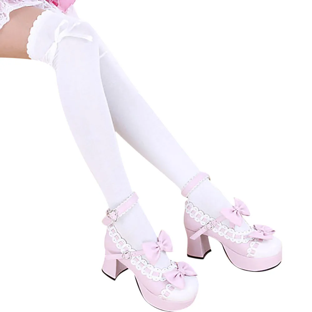 HSU/1 пара модные Гольфы выше колена для девочек женские хлопковые гольфы в полоску