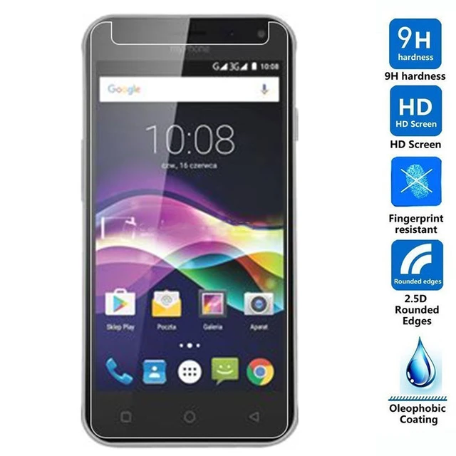 2.5D Закаленное стекло для myphone Fun 5 Защитная пленка 9H Взрывозащищенная защитная ЖК