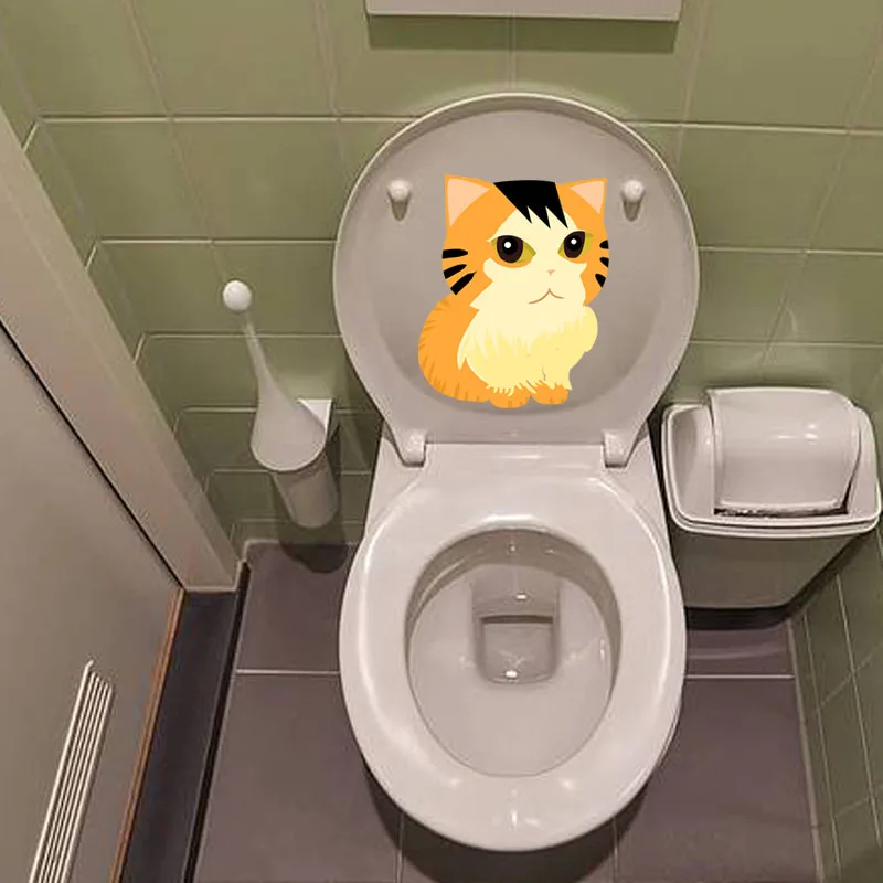 ZTTZDY 19 5*23 3 см маленькая кошка Дети Спальня наклейка на стену домашний декор Туалет