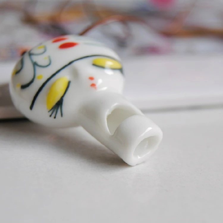 Супин Романтическая оригинальная китайская керамическая свистулька-подвеска на цепочке для женщин, ручной работы, длинное ожерелье-чокер, ювелирные украшения в подарок.