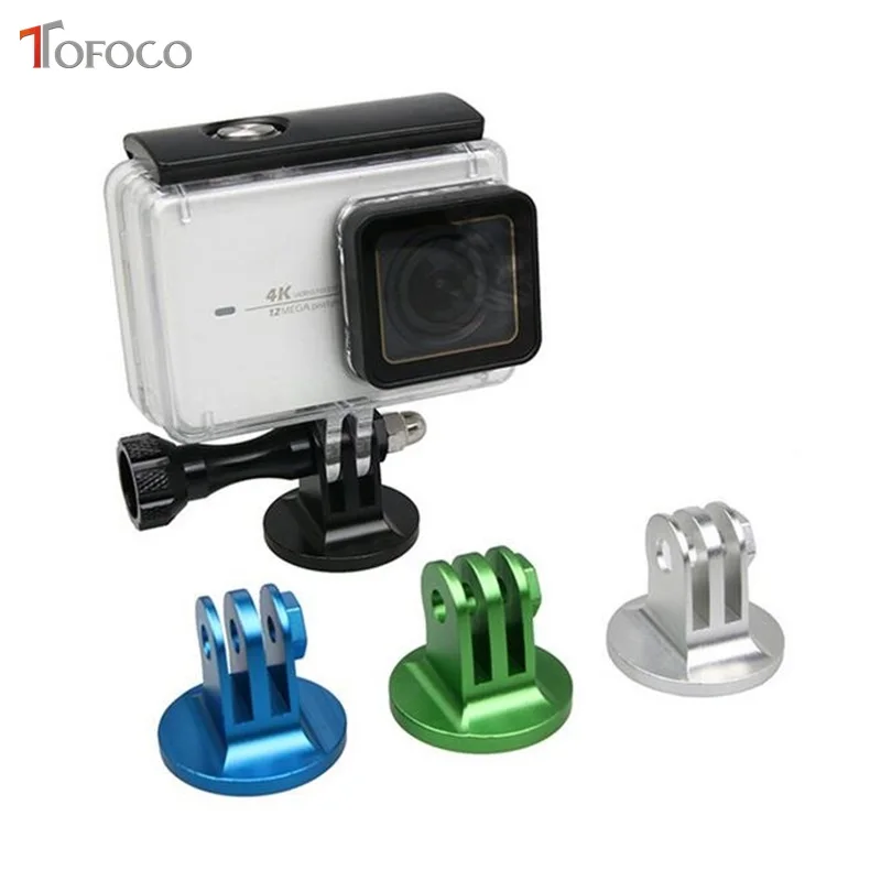 1 шт. 6 цветов алюминиевый сплав крепление для Gopro адаптер и штатива Go pro Hero3 +/3/4