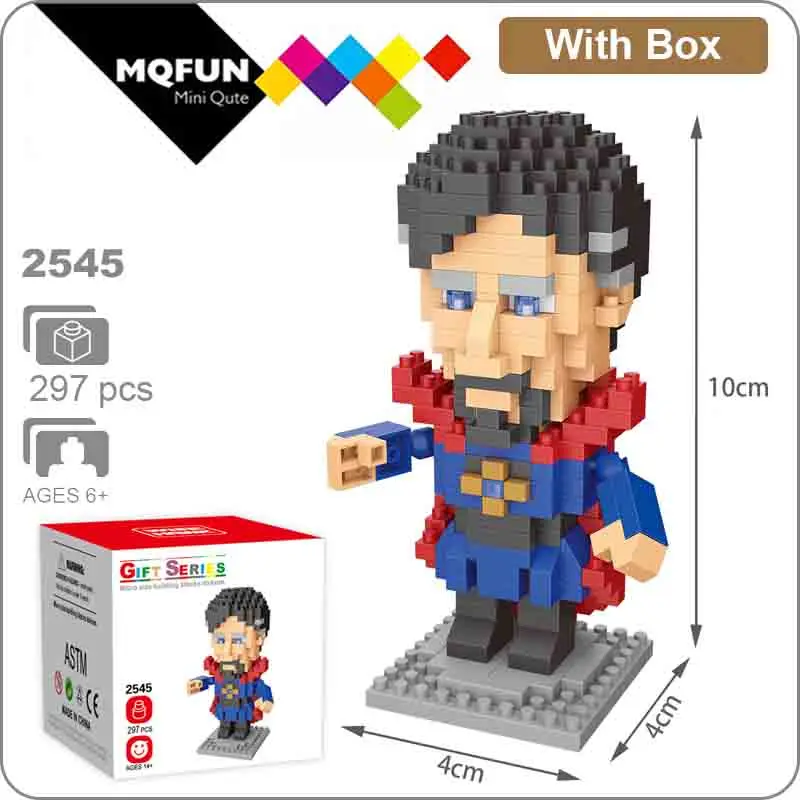 2545 With Box Wisehawk мини-блок супер герой Экшн фигурки Marvel Мститель Человек-паук Черная пантера Веном мини Строительный Блок игрушка для детей - Цвет: 2545 With Box