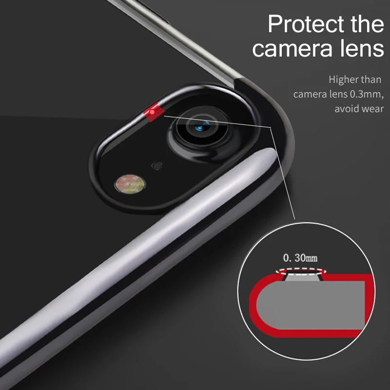 Роскошный мягкий ТПУ чехол для iPhone X 7 8 прозрачный кремний 6 6s Plus 10 ультра тонкий