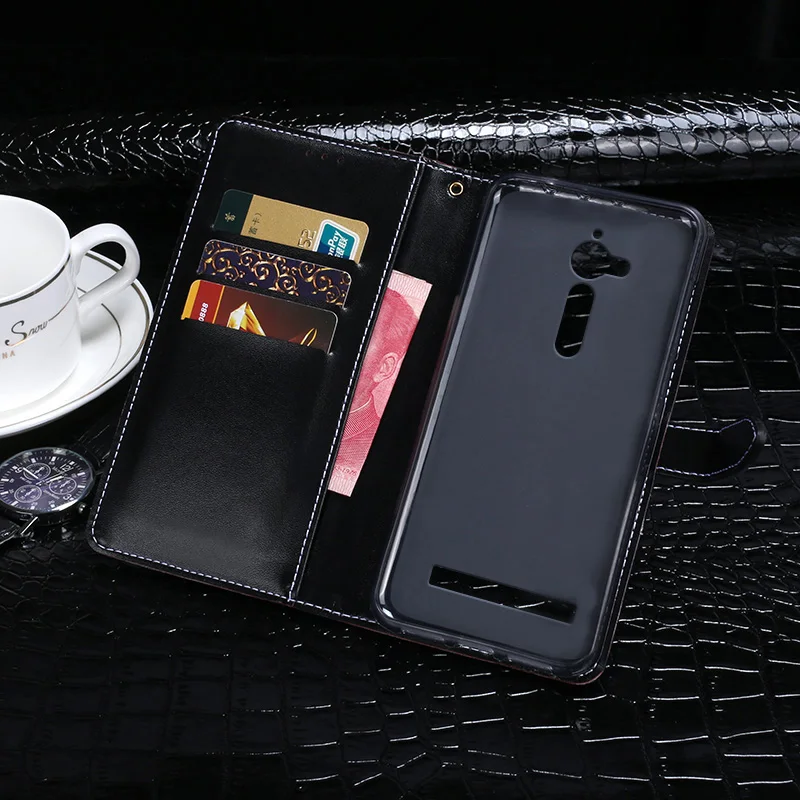 SRHE для Asus Zenfone Go ZB500KG ZB500KL Чехол-книжка кожаный силиконовый чехол-кошелек для Asus X00AD X00ADC с магнитным держателем
