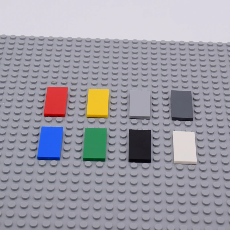 Детские игрушки 100 шт. плоская плитка 2x4 Сделай Сам просвещение MOC строительные