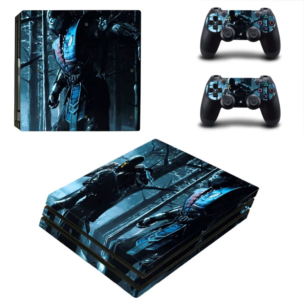 Игры Mortal Kombat PS4 Pro кожи Стикеры наклейка для Игровые приставки 4 консоли и 2