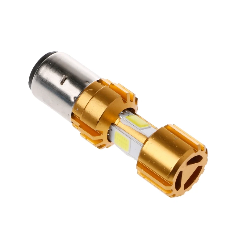 BA20D светодиодный COB Мотоцикл Велосипед Hi/Lo фара Лампа DC 10-80V 6500K 1500LM |