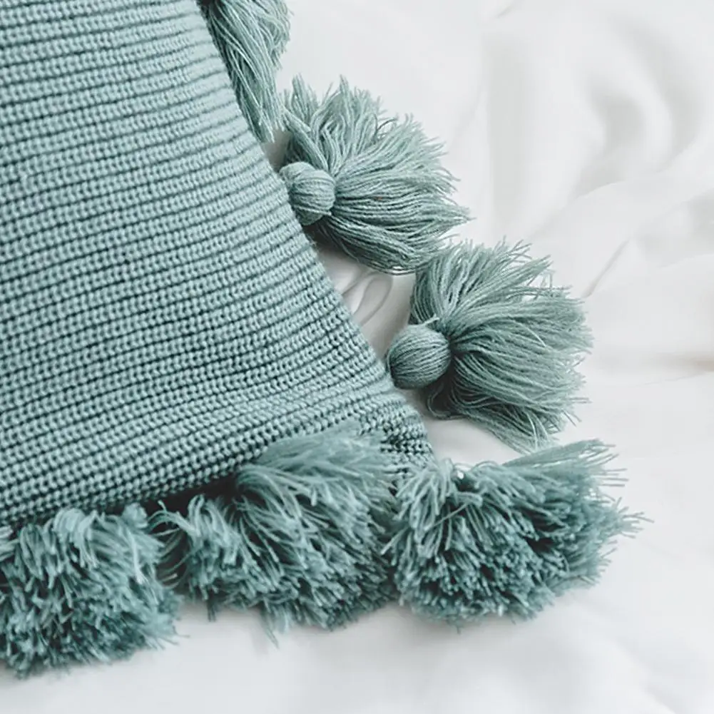 45*45 см Высокое качество домашняя мягкая вязаная обруч наволочка фонарик мяч