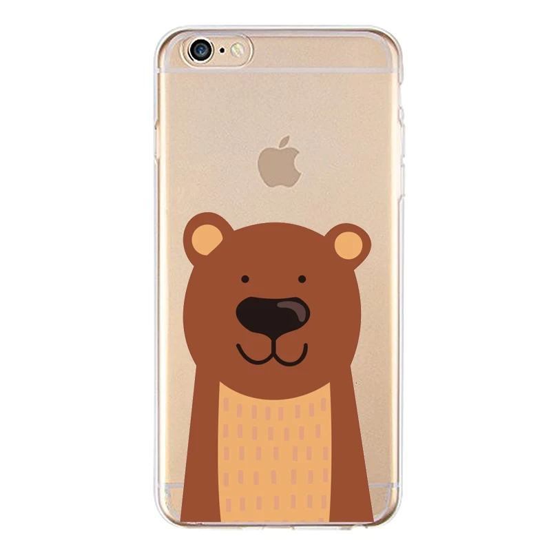 Мягкий прозрачный чехол из ТПУ для iPhone 4/4S 5 5S 6 6plus 7 8 plus бесплатная доставка |