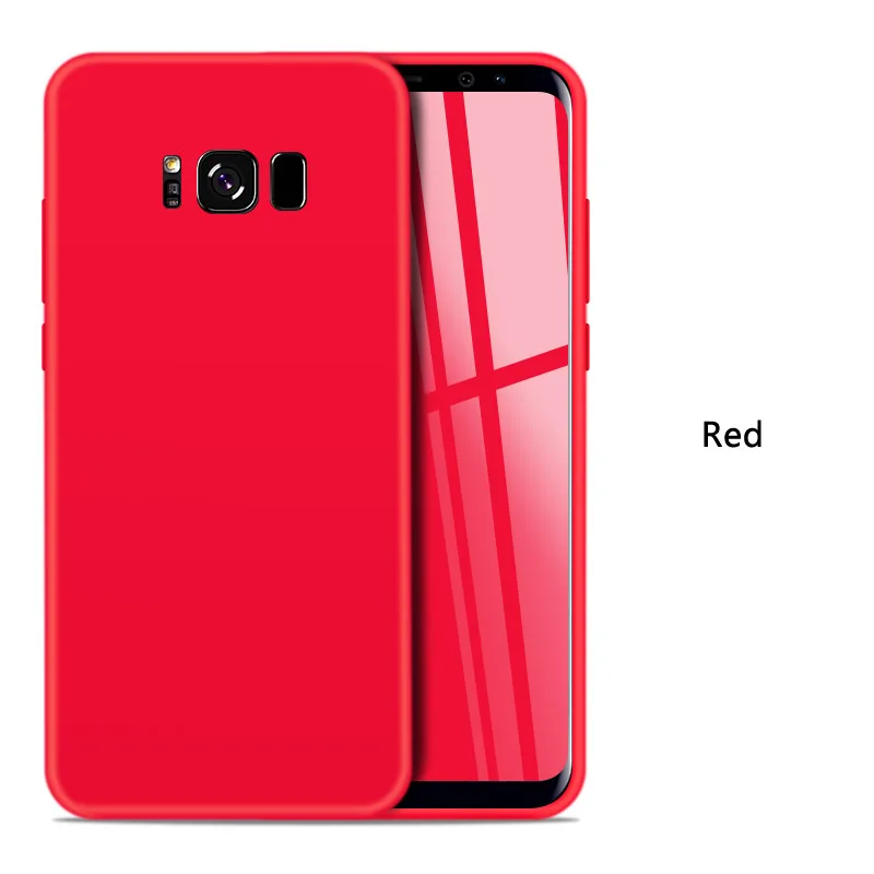Red ASINA чехол с милым животным для samsung Galaxy S8, чехол, 3D рельефный Силиконовый противоударный бампер для Galaxy S7 Edge S9 Plus S10 - Цвет: Red