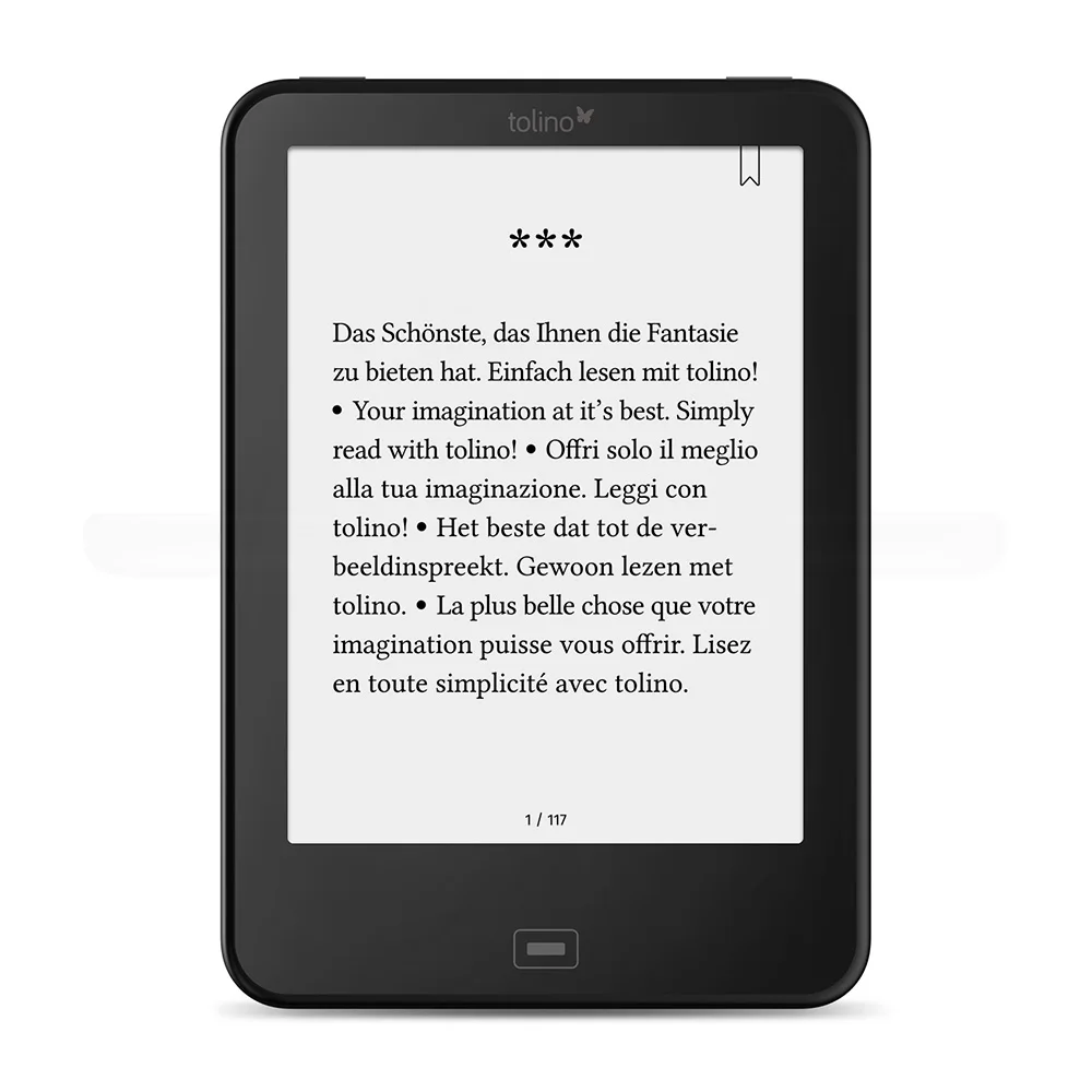 Ежедневный Водонепроницаемый Tolino Vision 2 e reader ink 6 дюймов 1024x758 сенсорный экран