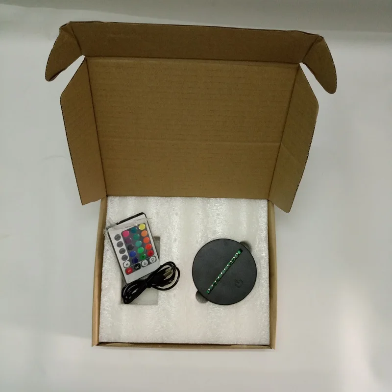 

Wholesale Colourful 3d Base 7 Colors Usb Led Lamp Base For 3d Illusion Acrylic Light Remote And Touch Switch Night Light