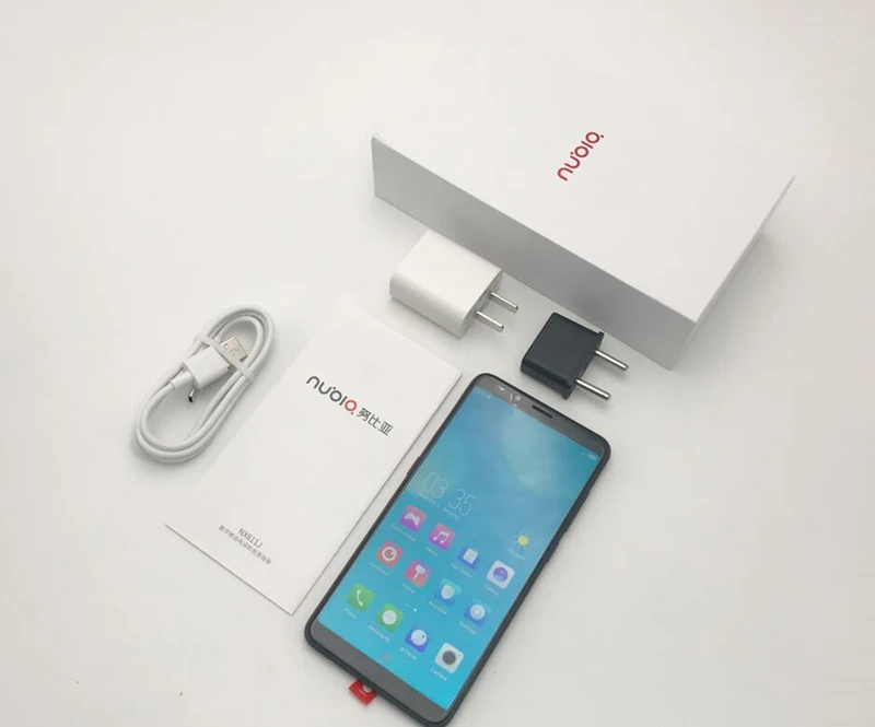 Nubia Z18 Mini 5,7 дюймов Android 8,0 Face ID 6 ГБ 128 ГБ Восьмиядерный Snapdragon 660 AIE двойная задняя камера Мп+ Мп сотовый телефон