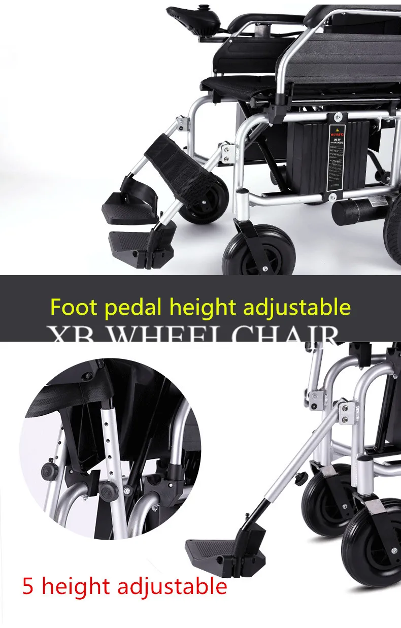 Модная электрическая инвалидная коляска для людей с ограниченными