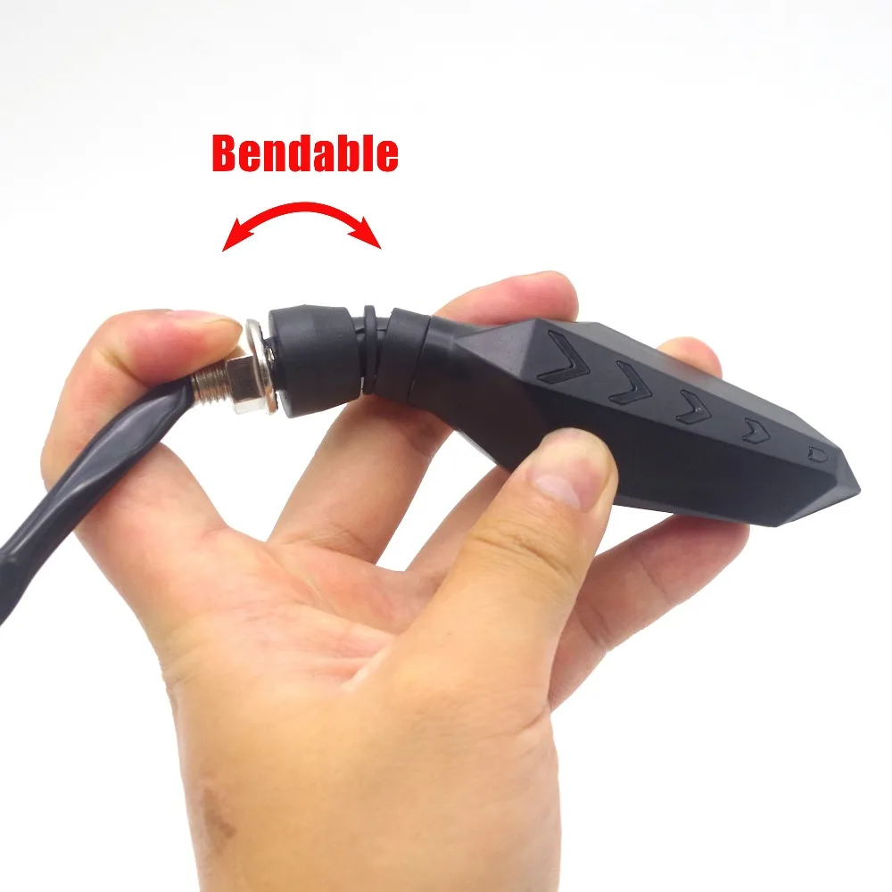 Светодиодные мотоциклетные указатели поворота янтарные индикаторы clignotant moto для