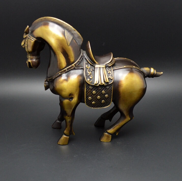 ZSR 509 + легкий знак зодиака лошадь медь фэн шуй Тан Ма медные украшения|ornaments|ornament
