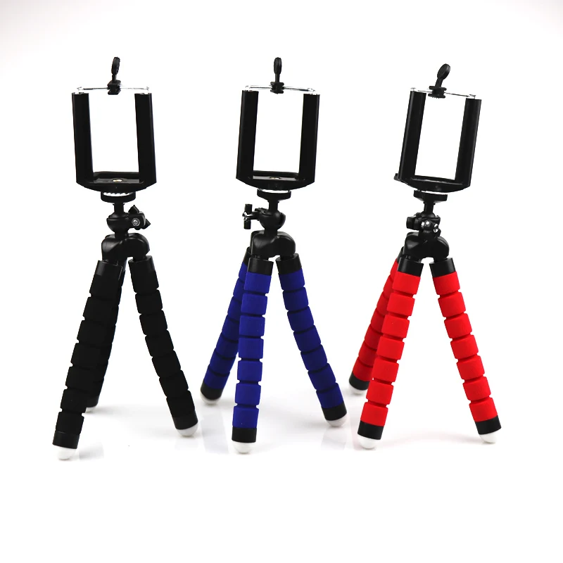 Гибкий мини держатель для камеры и телефона 3 цвета|flexible octopus|tripod bracketoctopus tripod |