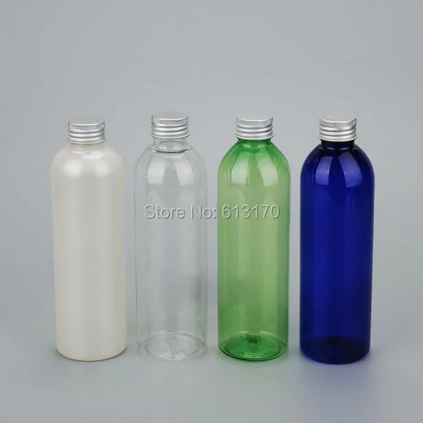 

250 мл алюминиевая бутылка с винтовой крышкой ПЭТ бутылки лосьона косметический упаковочный контейнер, пустое жидкое мыло, бутылка эфирного ...