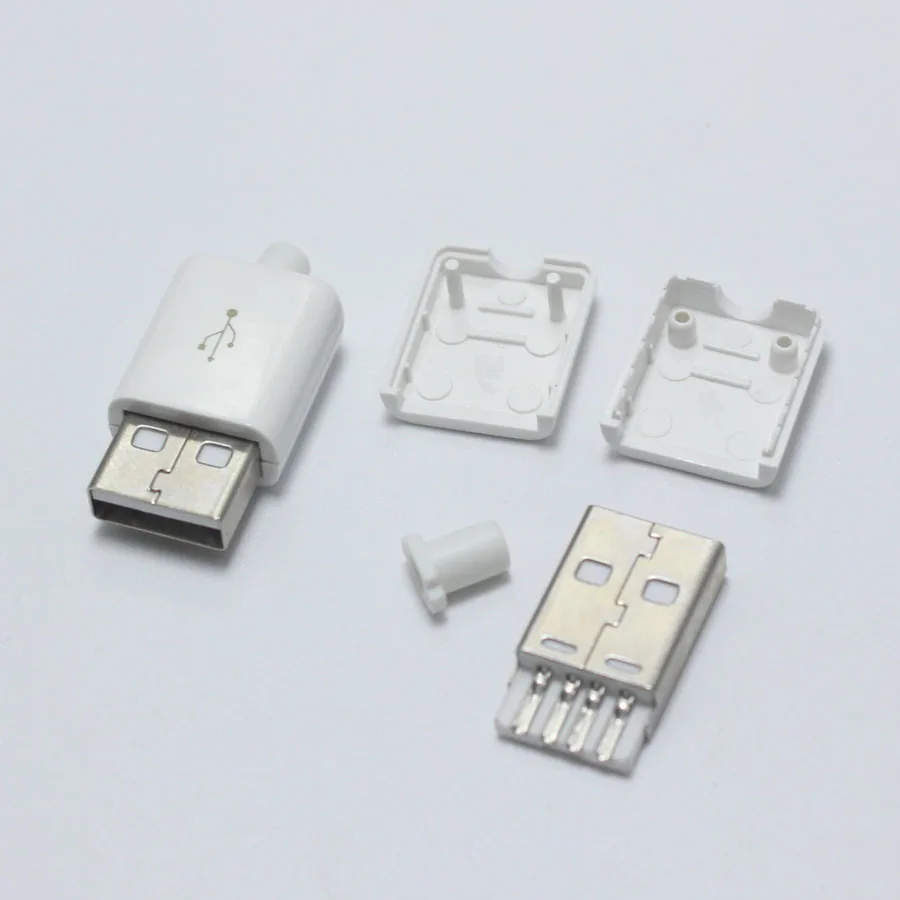 4 шт./комплект пластиковые розетки для USB 2 0|Соединители| |
