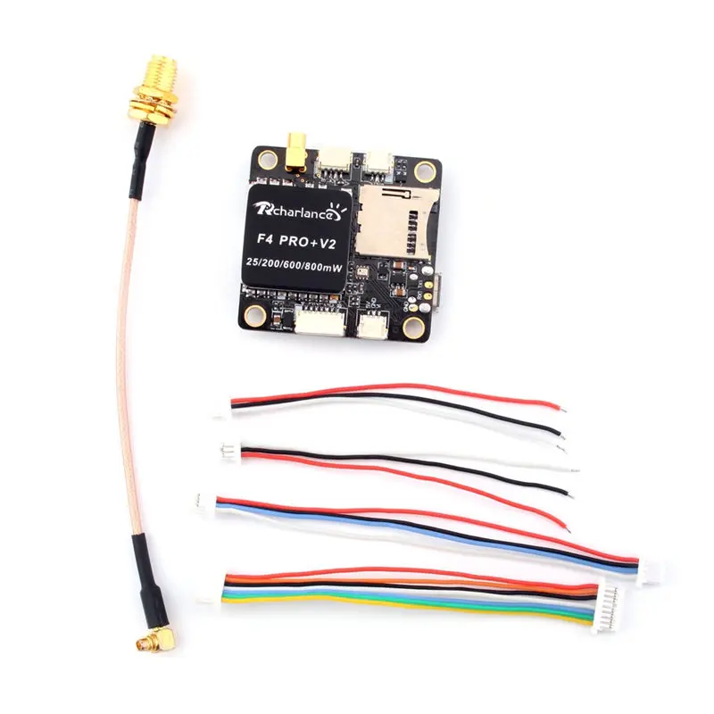 30 5*30 5 мм Rcharlance F4 Pro V2 Контроллер полета OSD BEC AIO 40CH 25/200/600/800mW VTX для RC моделей запчасть