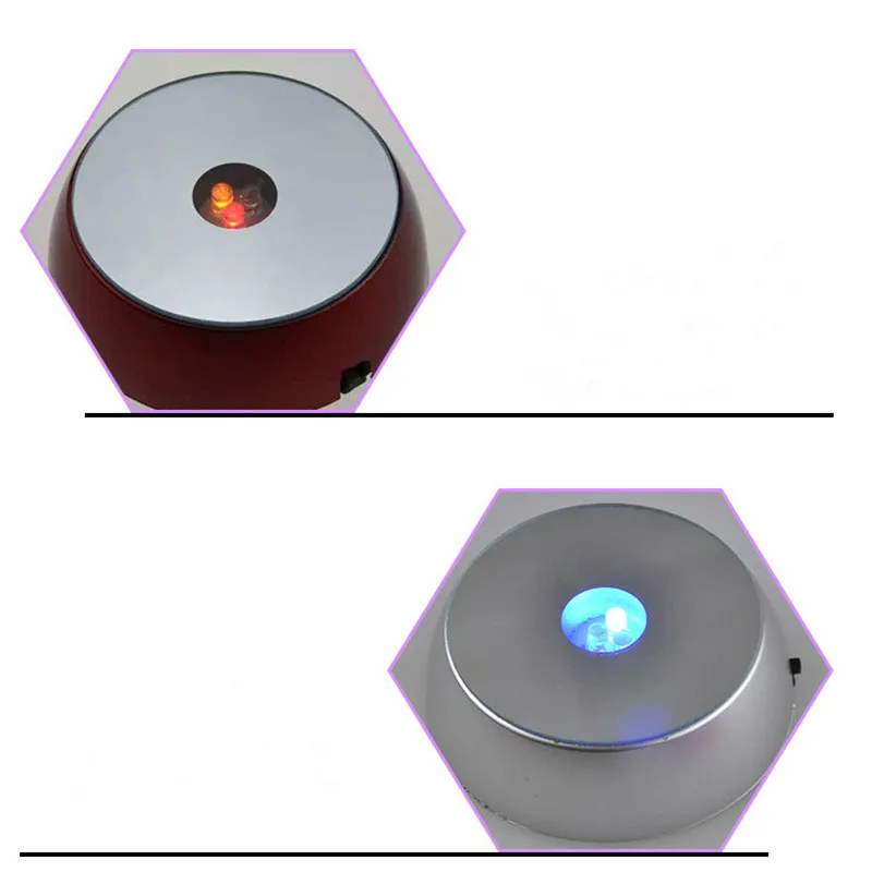 CLAITE LED кристалл свет база красочный/белый кристаллический дисплей ремесла