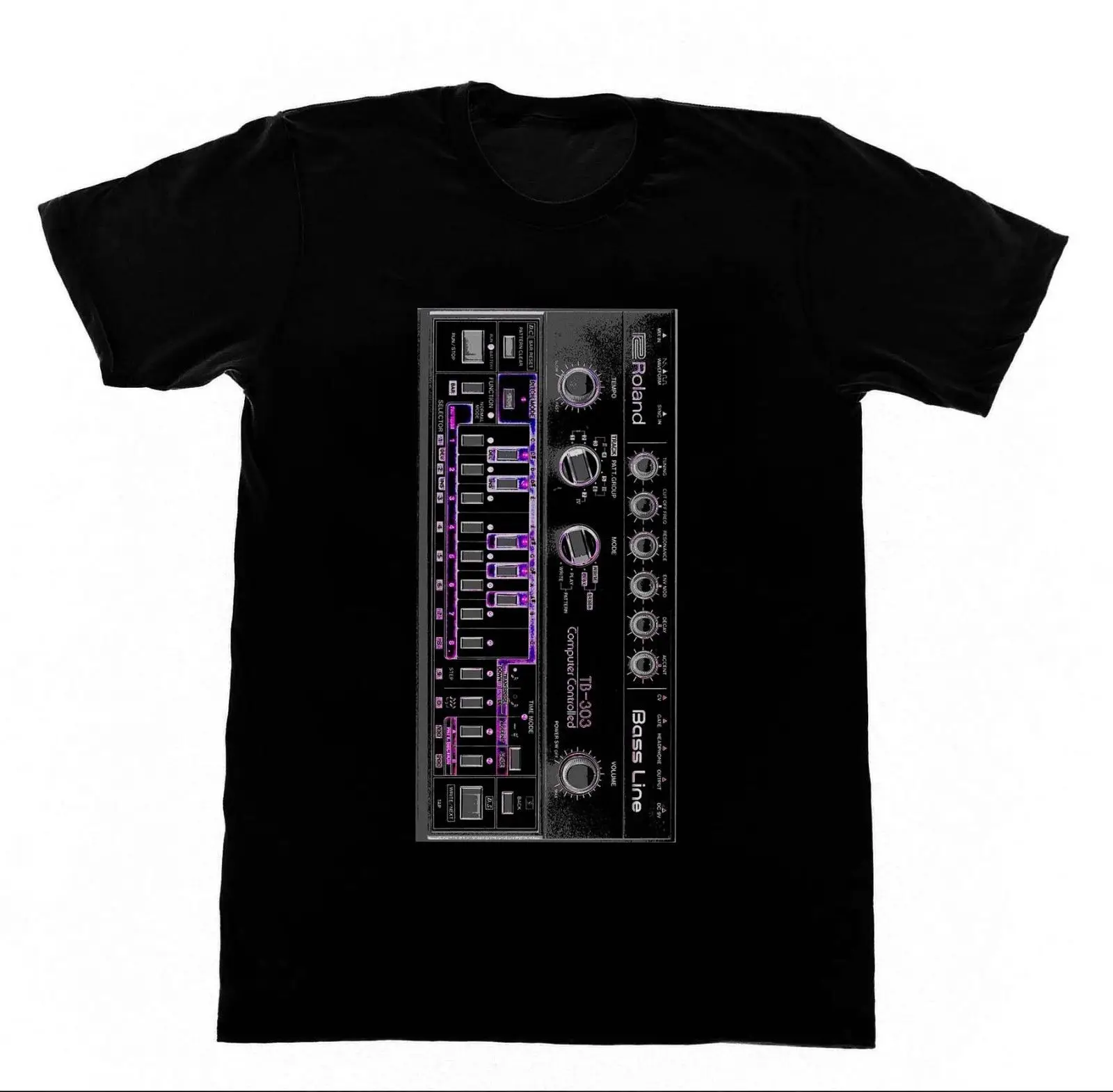 Печатающая головка Roland 303 кислоты EDM Skool Rave Дом Музыки в винтажном стиле