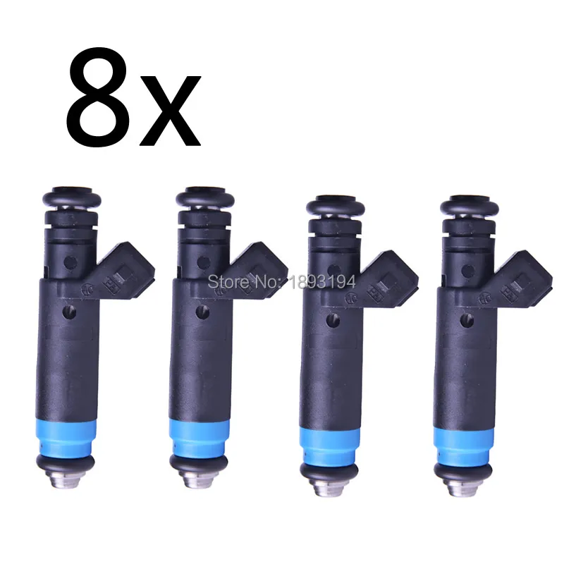8x 80LB Fuel Injectors for F127B00418 EV1 12 Ohms 12v V8 LT1 LS1 LS6 850cc High Flow Nozzle Injection Kit Car Petrol | Автомобили и