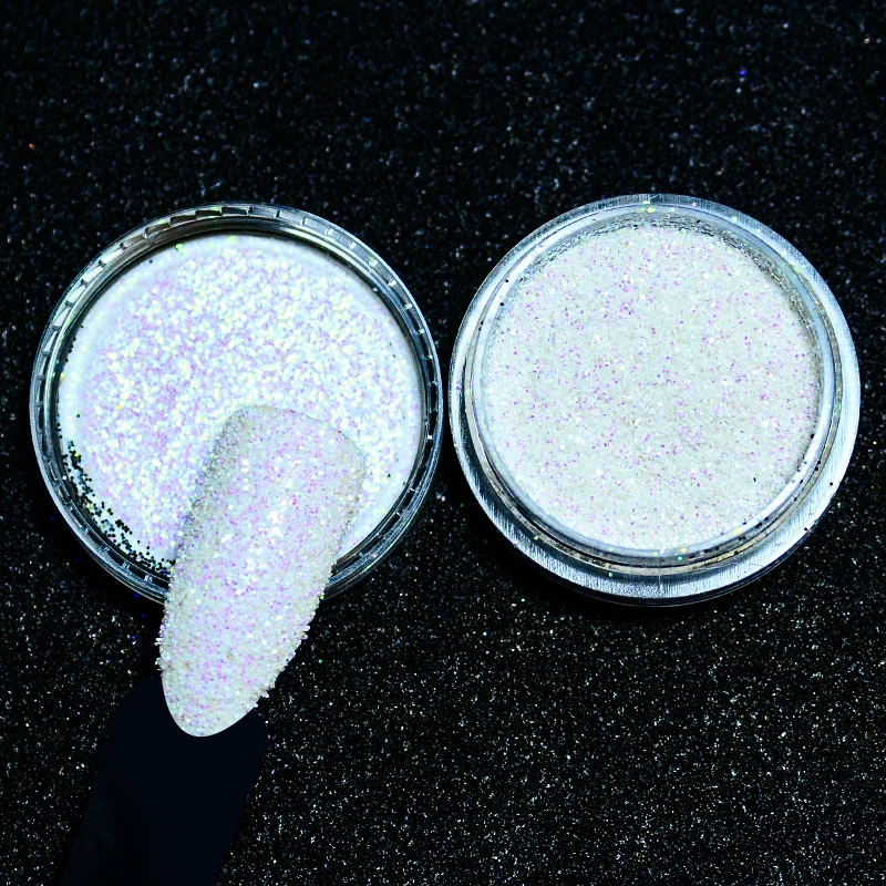 RBAN NAIL 1 коробка голографический лак для ногтей сахар песочный Блеск порошок Набор летний цвет пигмент пыль маникюр Дизайн ногтей украшение - Цвет: W4942