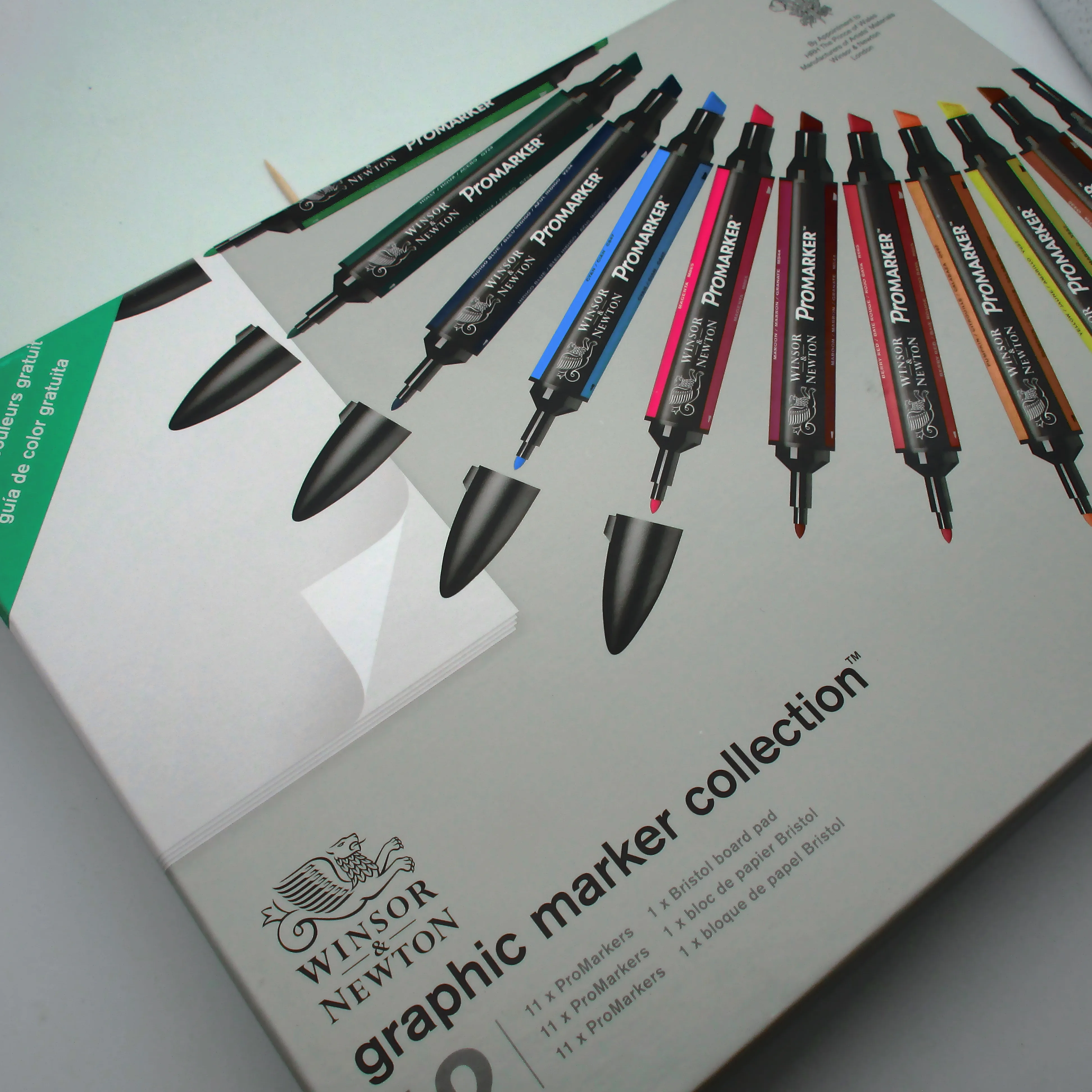 Графические маркеры Winsor & Newton коллекция маркеров Promarker набор листов