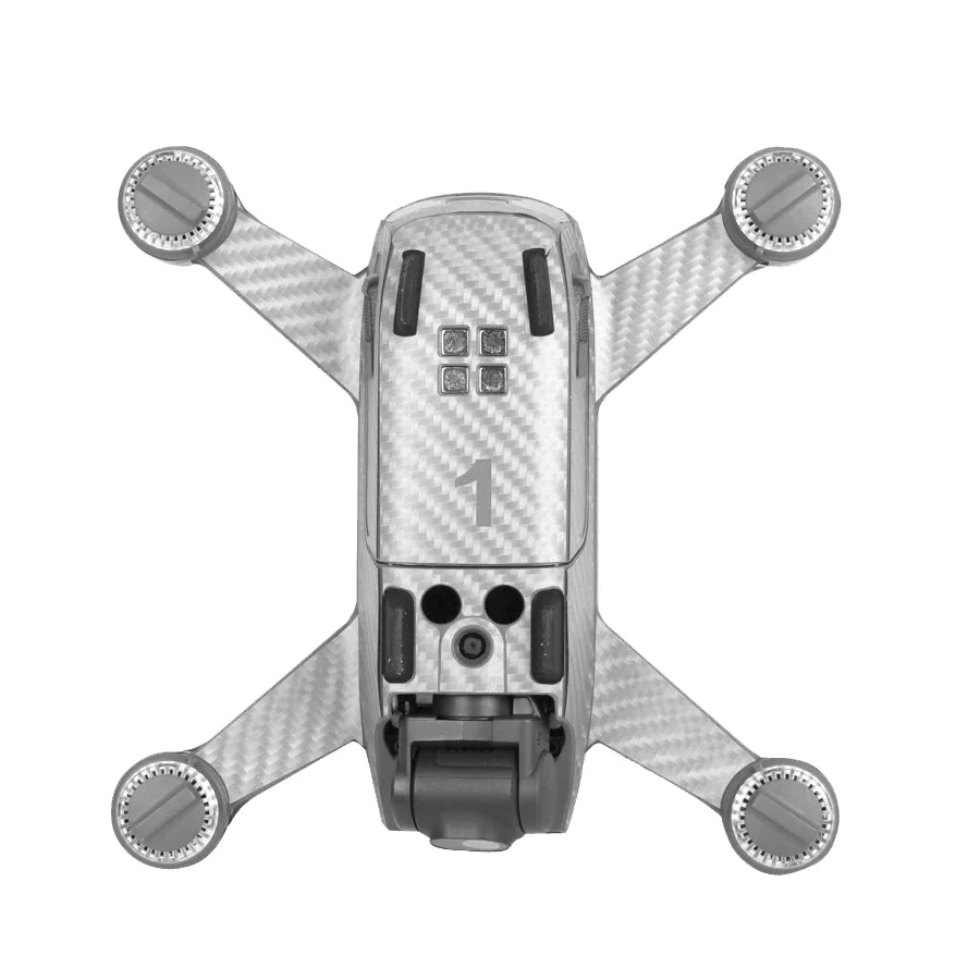 DJI SPARK наклейки + силиконовая крышка двигателя Водонепроницаемый ПВХ карбоновый