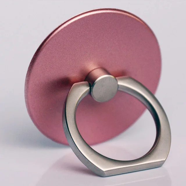 Rose Round Палец кольцо Мобильный телефон Смартфон подставка держатель для iPhone X XS Max 8 7 6 6 S Plus подставка для смартфона для samsung huawei Xiaomi - Цвет: Rose Round