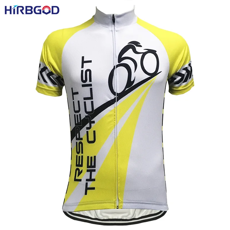 

HIRBGOD Share The Road 3FT Respect the Cyclist Summer Cycling Jersey Short Sleeve Quick Dry Breathable Bike Clothing Men,HI132