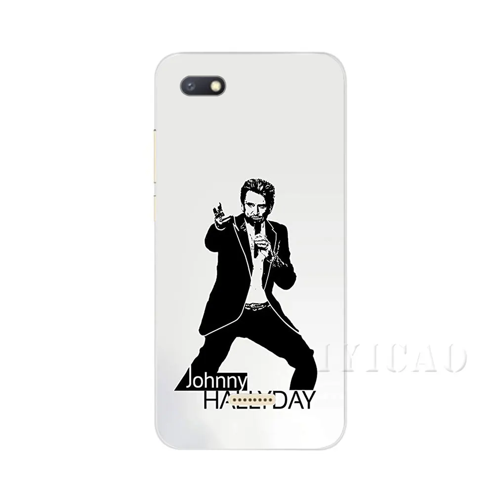 Жесткий чехол IYICAO Johnny Hallyday для Xiaomi Redmi Note 3 4 5 6 7 Pro 5A Prime | Мобильные телефоны и