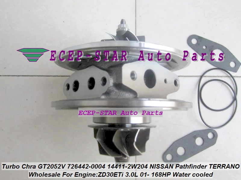 Турбокомпрессор GT2052V 726442 5004S для NISSAN Pathfinder Mistral TERRANO 01 ZD30ETi л л.с.|cartridge belt|cartridge