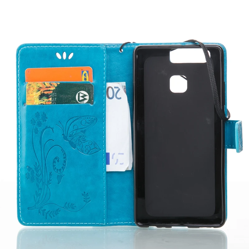 H-Goods For Coque Huawei P9 Case PU Leather Wallet Flip Protector Cover Huwawei Ascend P 9 Phone Housing Hawei Etui | Мобильные