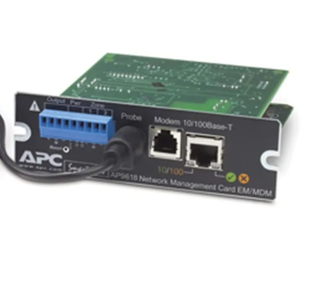 

For Schneider APC monitoring card AP9618 management card Modem, telephone dial-in remote management and telephone dialing alarm