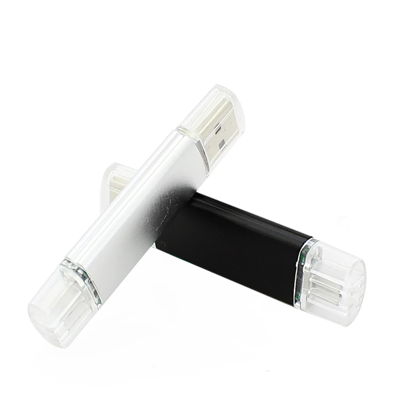 OTG USB флеш накопитель 128 ГБ высокоскоростной 64 32 16 8 внешний двойной накопитель|USB