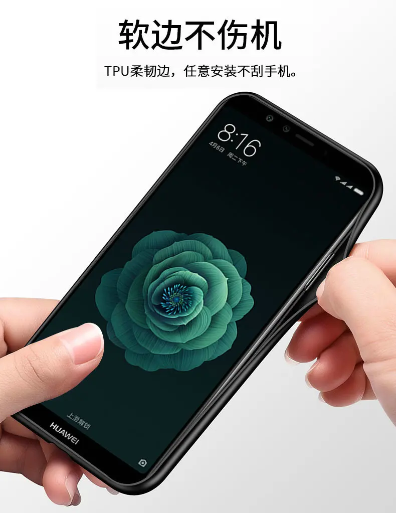 Для huawei honor 7C 7X чехол из твердого закаленного стекла с кольцом-подставкой Магнитный защитный чехол на заднюю панель для huawei honor 8X 8C оболочка