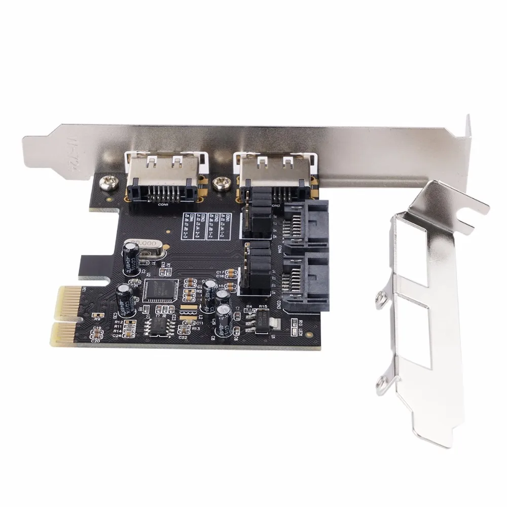 Карта расширения ORICO PCI-E к SATA3.0 и eSATA чип ASM1061 X1 SATA ESATA поддержка 6 Гбит/с протокол NCQ |