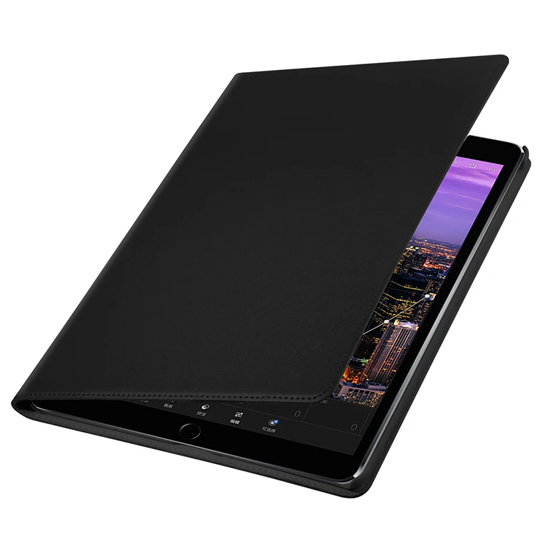 Роскошный чехол из натуральной воловьей кожи для нового iPad Pro, 10,5 дюймов, натуральная кожа, деловой смарт-чехол с подставкой для Apple iPad Pro
