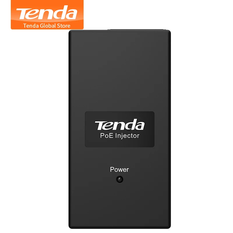Tenda PoE15F 15 Вт RJ45 802.3af PoE Мощность Инжектор адаптер 10/100 Мбит/с Ethernet сетевой