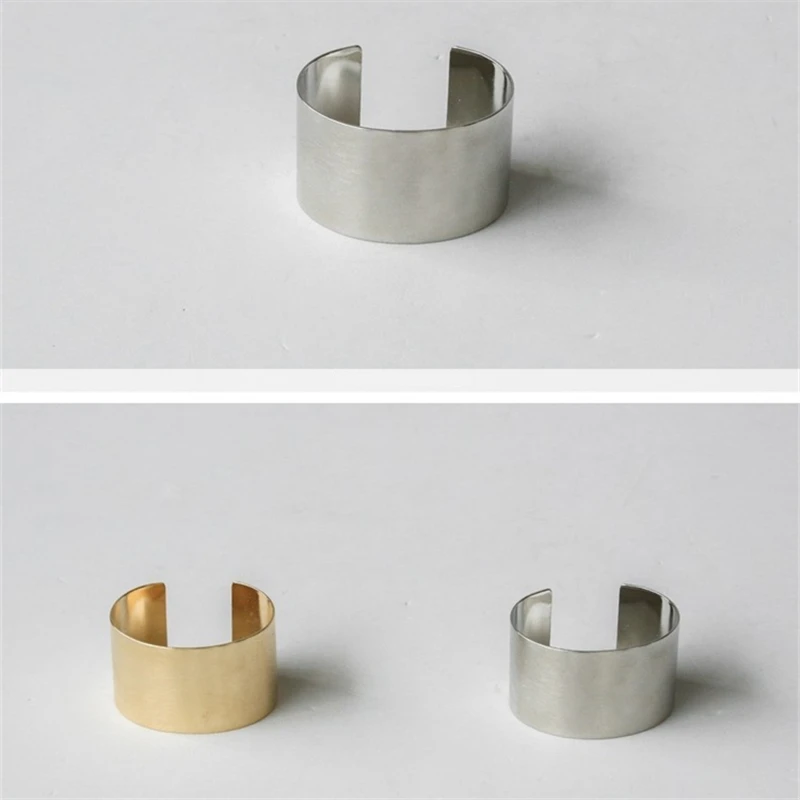 1 пара Простые индивидуальные серьги в европейском и американском стиле клипсы