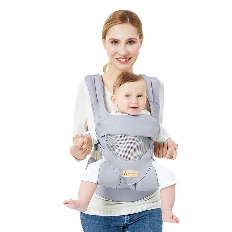 mesh gray Honeylulu кенгуру-кенгуру, четыре сезона, слинг для ребенка, поясная сумка, Ergoryukzak, Хипсит, 3-48 месяцев, табурет для путешествий - Цвет: mesh gray