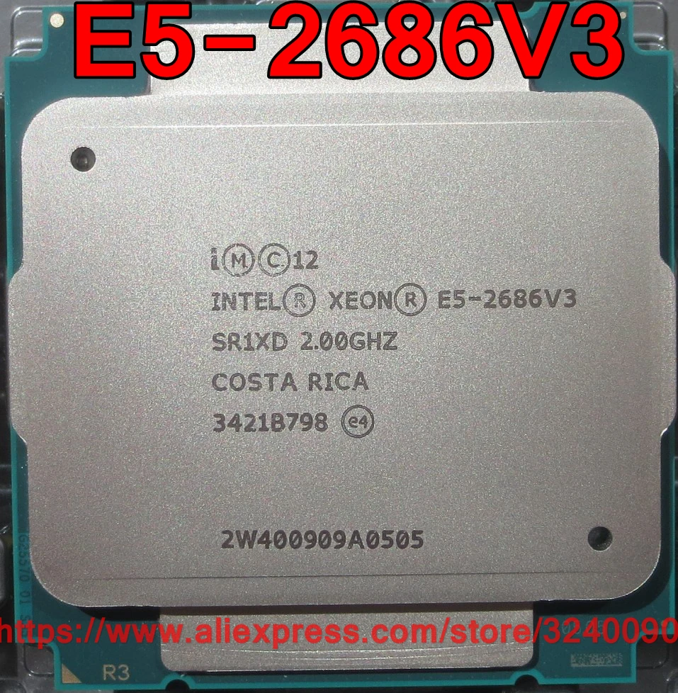 Процессор Intel Xeon E5-2686V3 QS 2 00 ГГц 18 ядер 45 МБ 120 Вт LGA2011-3 E5-2686 V3 E5 2686V3 | Компьютеры и офис